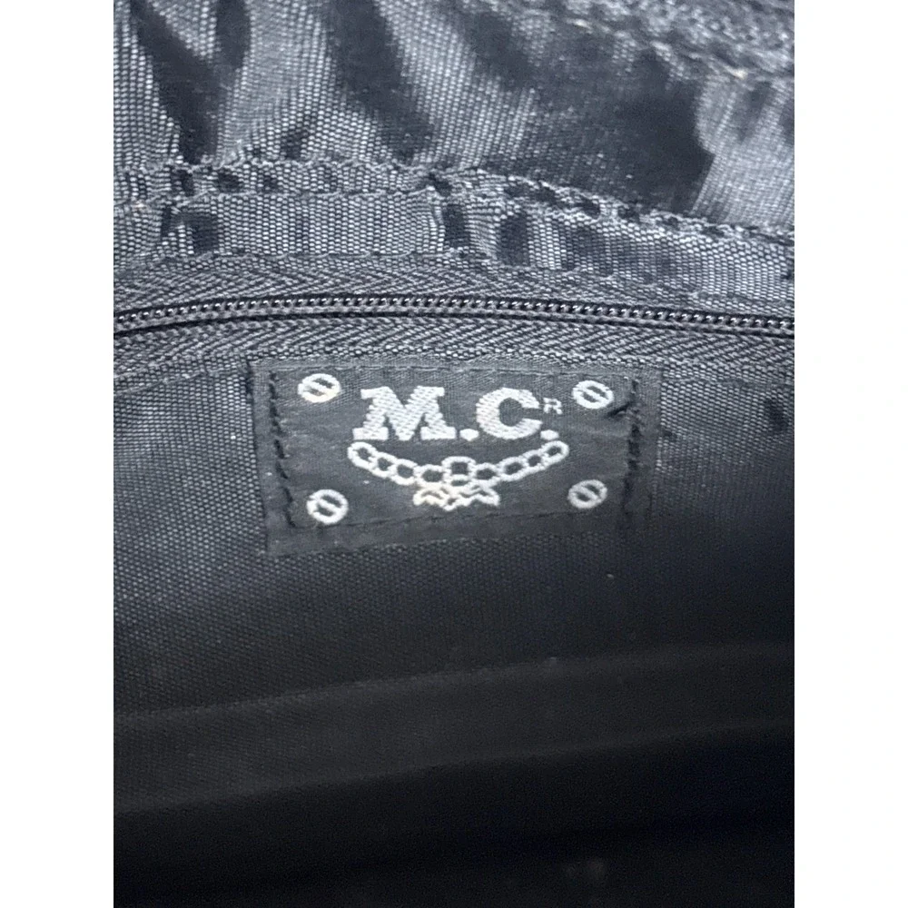 Vintage M.C. Marc Chantral Bagette Shoulder‎ Bag Purse Plaid Patent Leather y2k